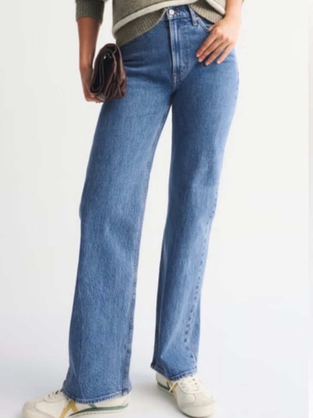 90's relaxed jeans high rise - medium marbled